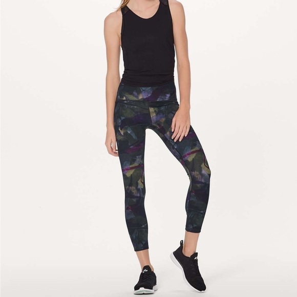 Lululemon Train Times 7/8 Pant *25” Aura Dark Chrome Multi/Midnight Navy Size 6 - Picture 10 of 13